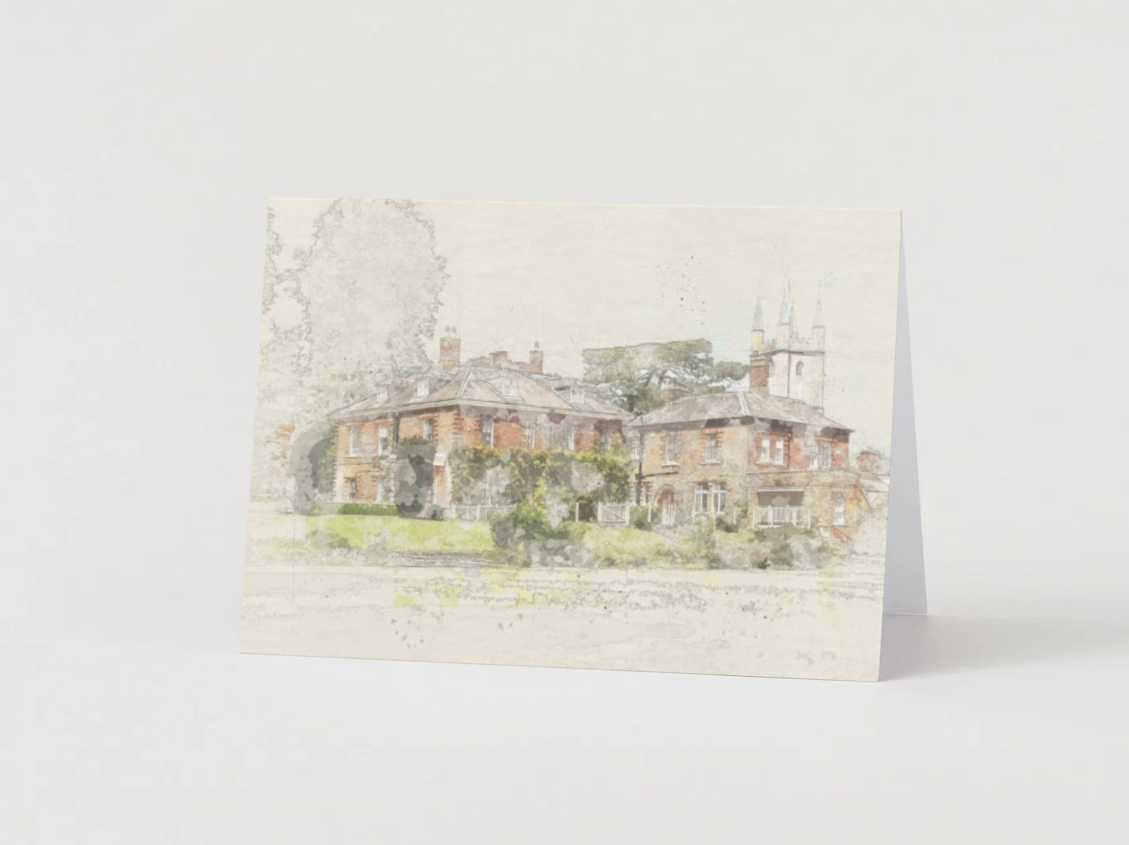 Illustration of College House at Marlborough College, formerly Masters Lodge