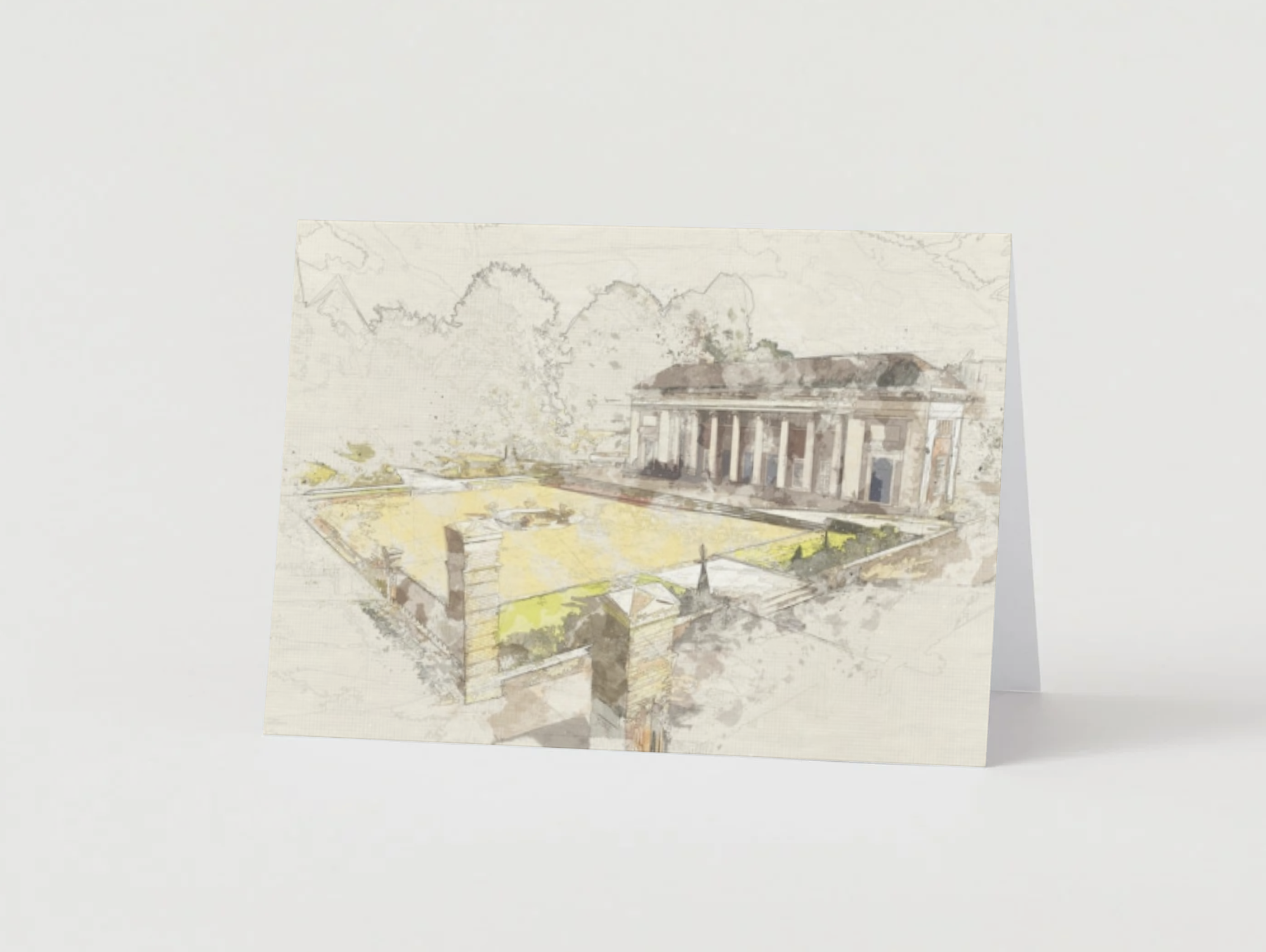 Illustration of the Memorial Hall at Marlborough College