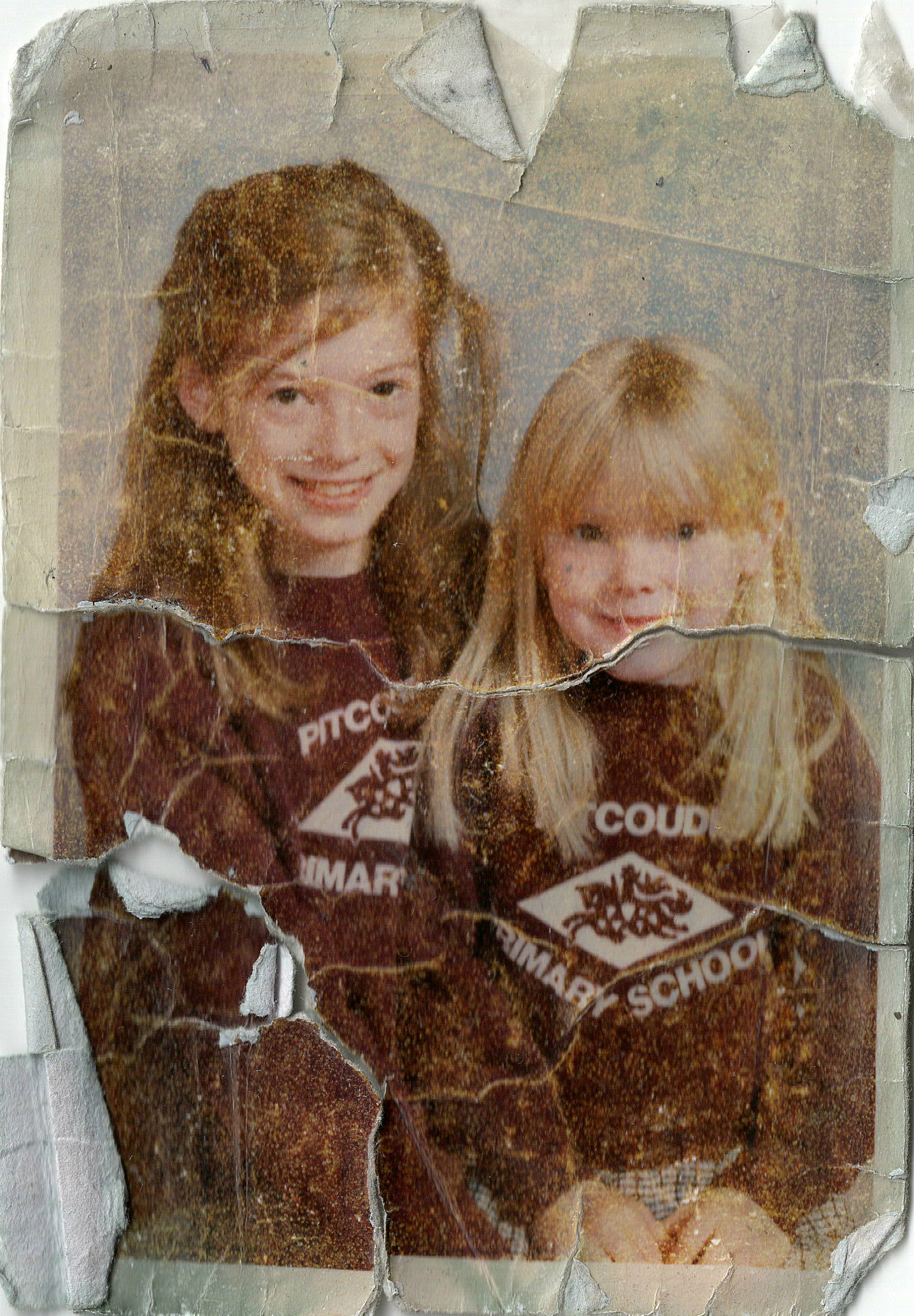 Second damaged photograph before restoration
